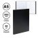 Folder with 20 liners A5, 500 microns, calligrata, texture "sand", black