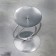 Sunser "Sunset" metal per candle, 8.3x11 cm, silver