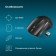 Mouse call 485MW black optical (1600DPI) wireless USB for a laptop (3but)