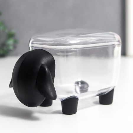 Casket Plastic "Black Sheep" 8.5x8x13 cm