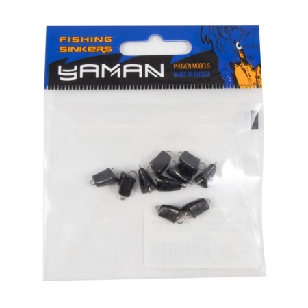 Cargo bullet-exentric painted pissy Yaman 10 pcs., 2 g, black-4