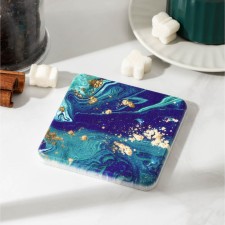 Hot Blue Illusion stand, 10 × 10 cm