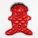 The jumpsuit "Girl" with a weight, size 12 (ds 28 cm, OG 38 cm, Osh 27 cm), red