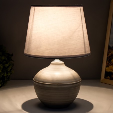 Gloria table lamp E14 40W gray 22.5x22.5x32 cm Risalux-2