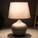 Gloria table lamp E14 40W gray 22.5x22.5x32 cm Risalux