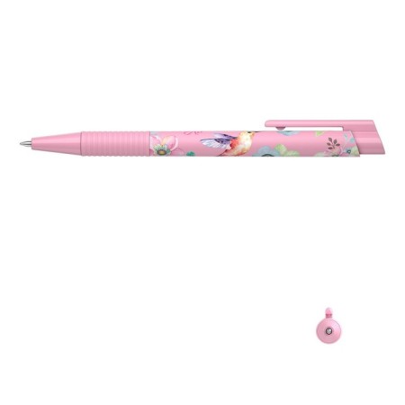 Handle Automatic Erichkrause Colortouch Colibri, Node 0.7 mm, Blue ink color, “Soft-Touch” housing, with print-5