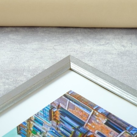 Photo frame 21x30 cm (7n92) silver (plastic screen)-2