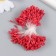 Stream for flowers "red" set 360 pcs length 6 cm