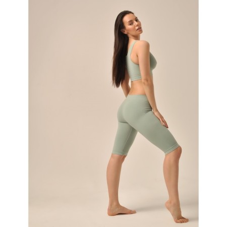 Short Leggings bicycles, size m, pistachio color