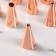 A set of pastry troops, 1.8 × 3 cm, 9 pcs, copper color
