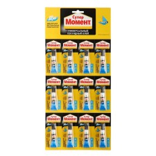 Glue the moment is super gel, 3 g, set 12 pcs