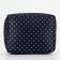 Lightning cosmetic bag, blue color