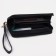 Women's wallet on lightning, black color