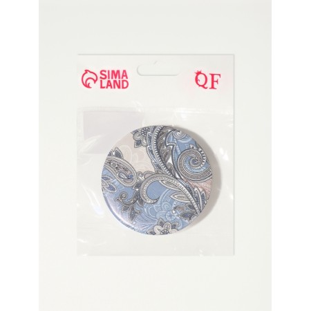 Mirror folding "Ornament", D = 7.5 cm, with an increase, the color of mix-6