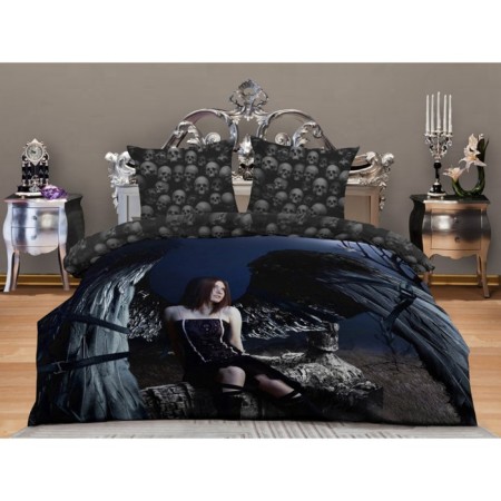 Bed linen 1.5 joint venture "Gothic", size 145x210 cm, 145x210 cm, 70x70 cm - 2 pcs