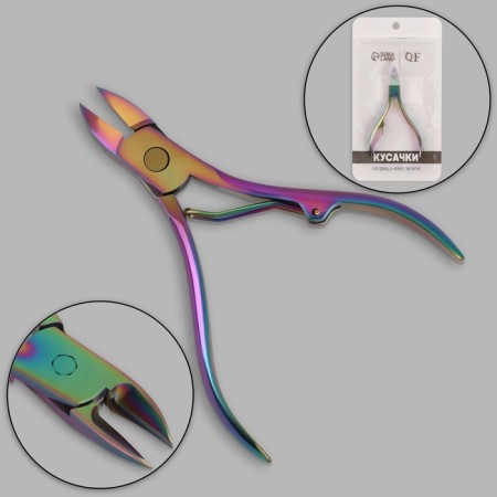 Pedication nippers, 10.5 cm, blade length - 15 mm, chameleon color-2