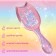 Comb - shaker, 16 (± 1) × 6 cm, pink color