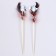 Decor on the stick "feather and egg" set of 2 pcs., Mix