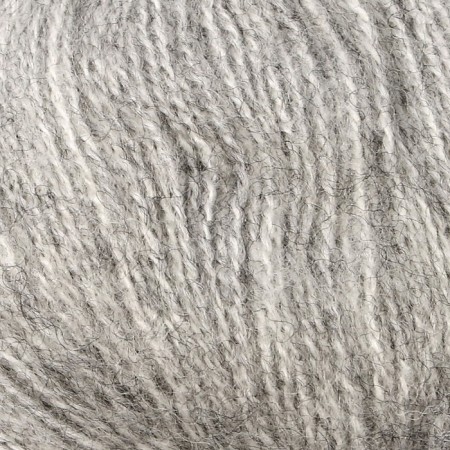 Yarn "Angora Real 40" 60% acrylic, 40% wool 430m/100g (614 gray melange)