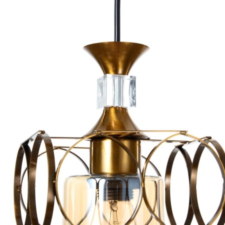 Bayerlux lamp "Infinity" E27 40W gold 15.5x15.5x18-118 cm-6