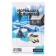 Mormyshka column black + cube faceted cheese, weight 0.4 g