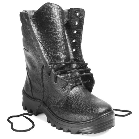 Leather boots with a high beret 5092, natural fur, winter, p. 41-3