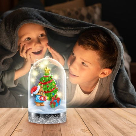 Set for creativity "New Year's nightlight with your own hands: Christmas tree"-4