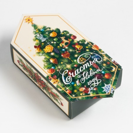 New Year. Terry Ethel "Christmas tree" 30x30 cm, 100% HL, 340 g/m2-4