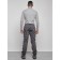 Pants insulated sports male winter, size 52, color gray color