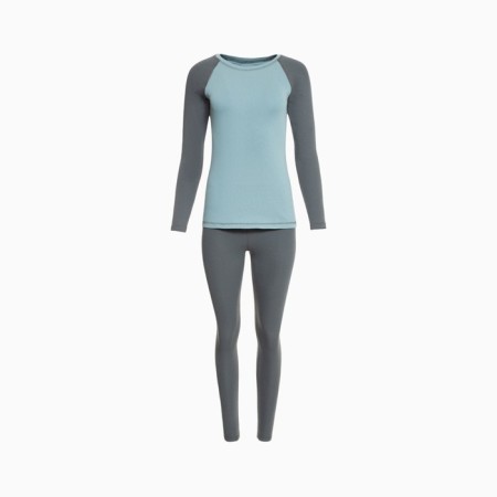 Women's thermal underwear (longshit, leggings) color gray-blue, size 48-7