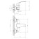 Decoroom DR71055 shower mixer, single -leaf, without spout, watering can, chrome