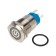 Anti-Vandal button Ø16 250V B/Fix (5C) OFF- (ON)/ON- (OFF) Flat submarine/Red Power (A-16-F5)