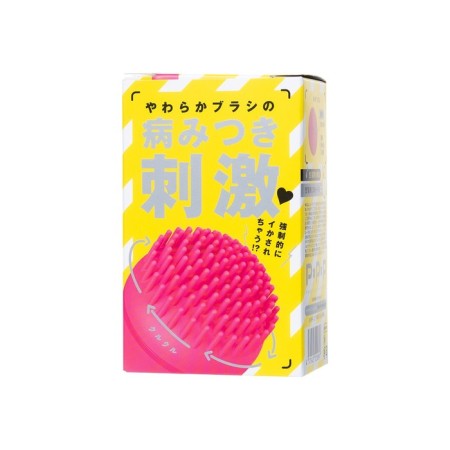 PPP Curu-Curu Brush Roter, ABS-plastic clitoris stimulator, 5.5 cm, pink color-12