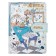 Gift notebook, A6, 132 sheets, color block, with a stream on a magnet, PVC cover, "anime", mix