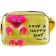 Belch Bag with lightning, 6x11x13 cm, adjustable belt, yellow mix
