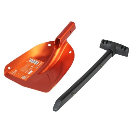 Automobile shovel, bucket 250 × 440 mm, folding, aluminum stalk with handle, AIRALINE AB-S-06-4