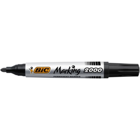 Markker permanent 4.9 mm BIC MARKING 2000 ECOLUTIONS BLACK, MIX-7