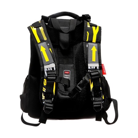 Frame backpack 37 x 29 x 17 cm, Hatber Ergonomic Classic, Yes No, Yellow/Black NRK71045-3