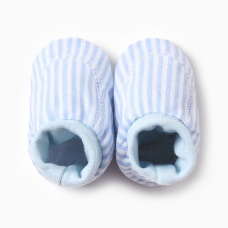 Baby booties, blue color, age 1-3 months-1