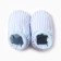 Baby booties, blue color, age 1-3 months