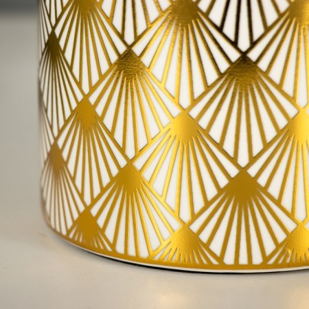 Birgit table lamp E14 40W white-gold 15x15x27 cm Risalux-3