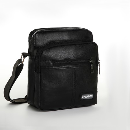 Male bag, black color