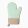 Mittens of Dolyana, centered green, 18x33 cm, 100% p/e, silicone