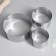 A set of baking forms and calculation "Circle", D-10, H-5 cm, 3 pcs