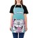 Apron of a kitchen with a photo print "Fashionable dog", adjustable, size OS