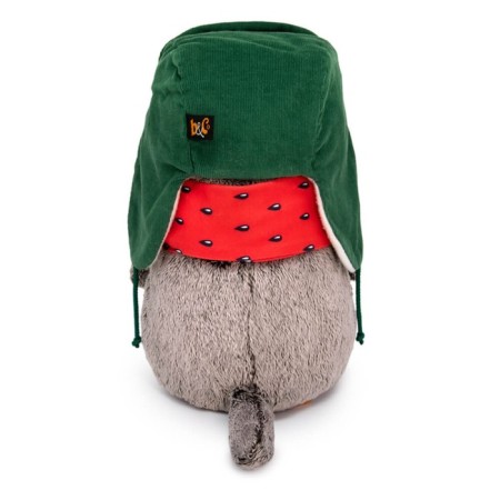 Soft toy "Basik" in a bilateral hat and scarf, 19 cm-2