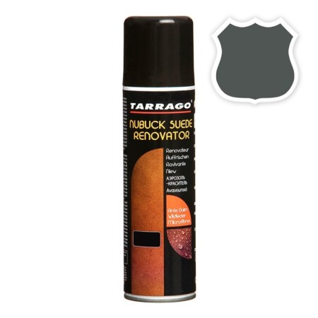 Suede paint Tarrago Nubuck Suede Renovator 015, dark gray color, 250 ml