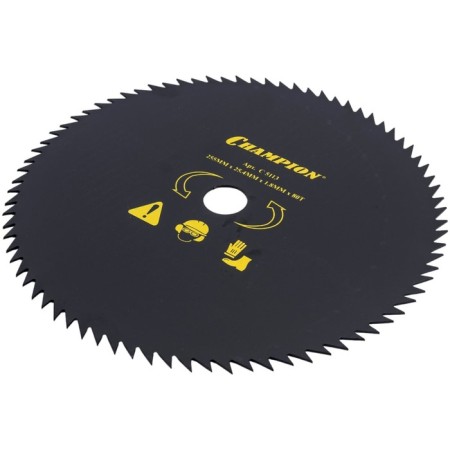 CHAMPION C5113 trimmer knife, with acute -angled teeth, 80 teeth, 255x25.4 mm-1
