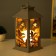 Night Exotes LED from batteries 3HAAA Gray with a golden patina 14x14x29.5 cm Risalux