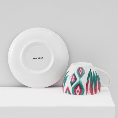 Service Porcelain Tea Daulaan Askım, 12 objects: 6 cups 250 ml, 6 saucer d = 15 cm ㅤ-5